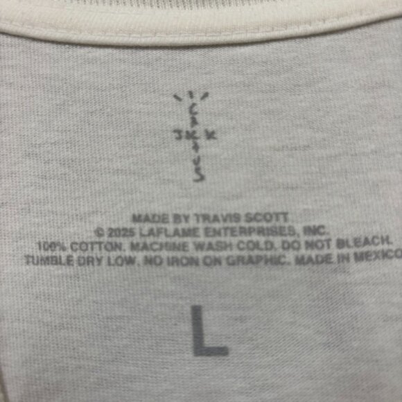 Travis Scott x LAFD Wildfire Fund Cactus Jack Charity T-Shirt L - Picture 4 of 4